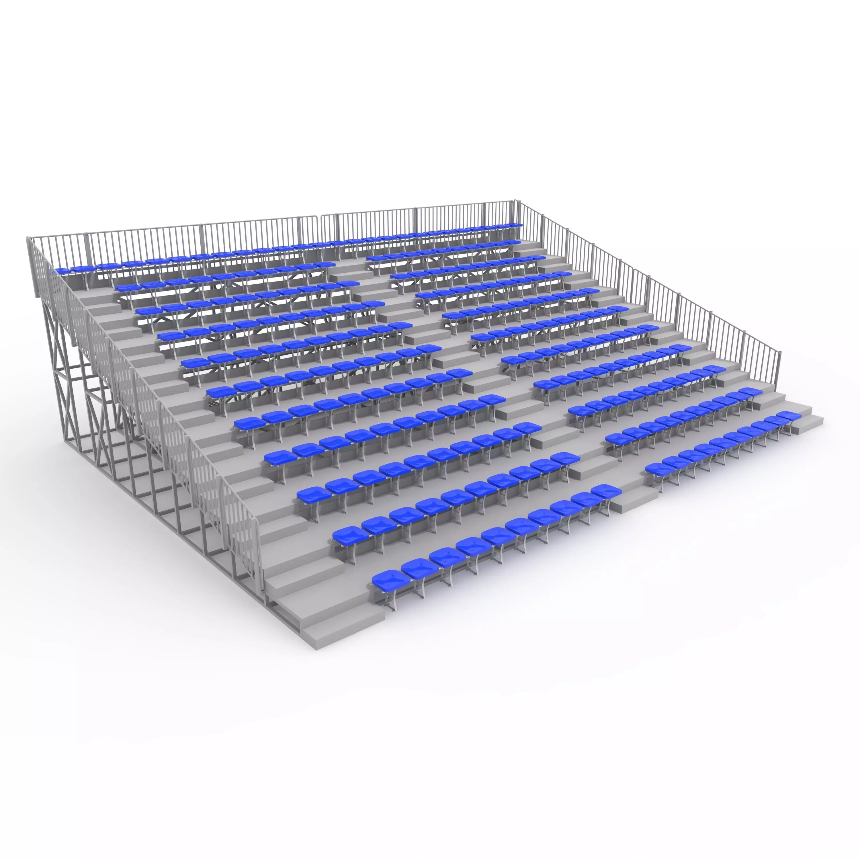 Bleachers 27 3D model_0