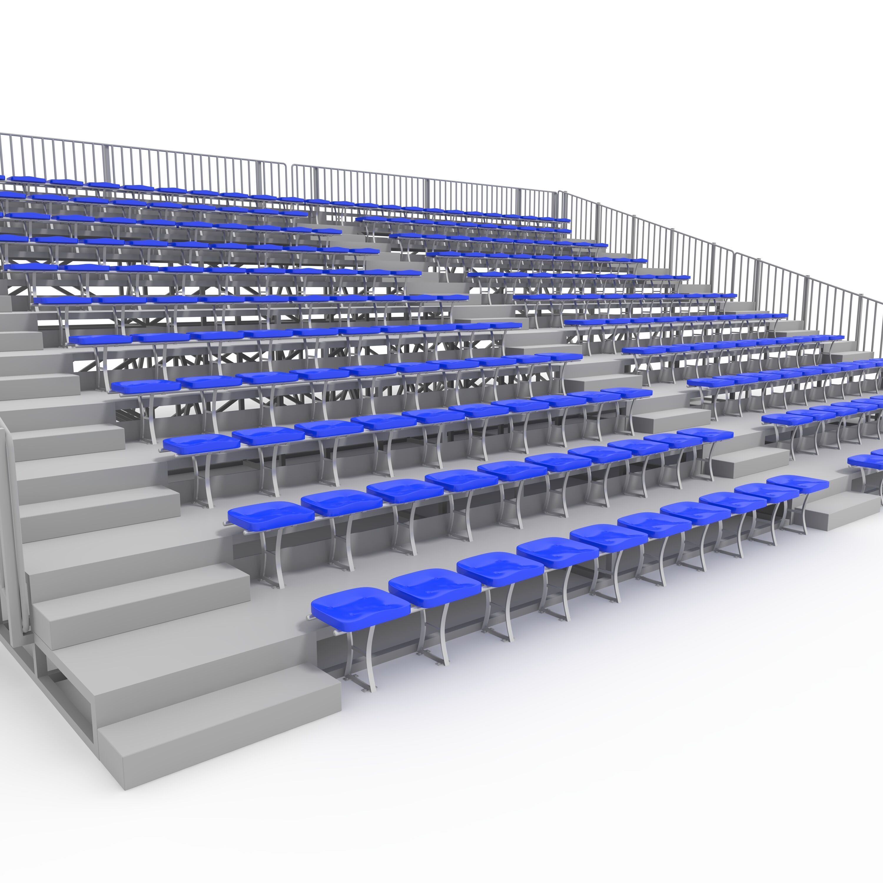Bleachers 27 3D model_16
