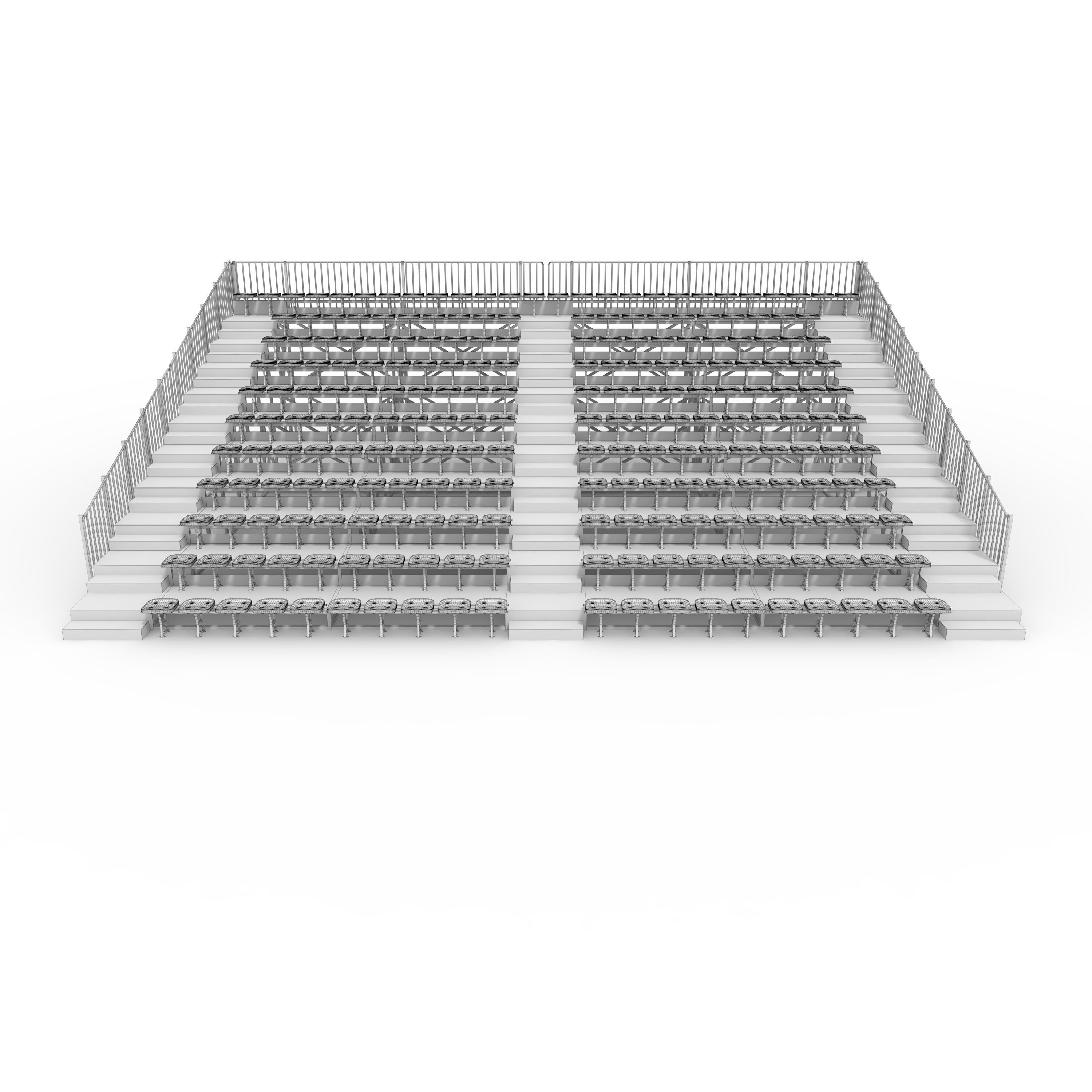 Bleachers 27 3D model_3