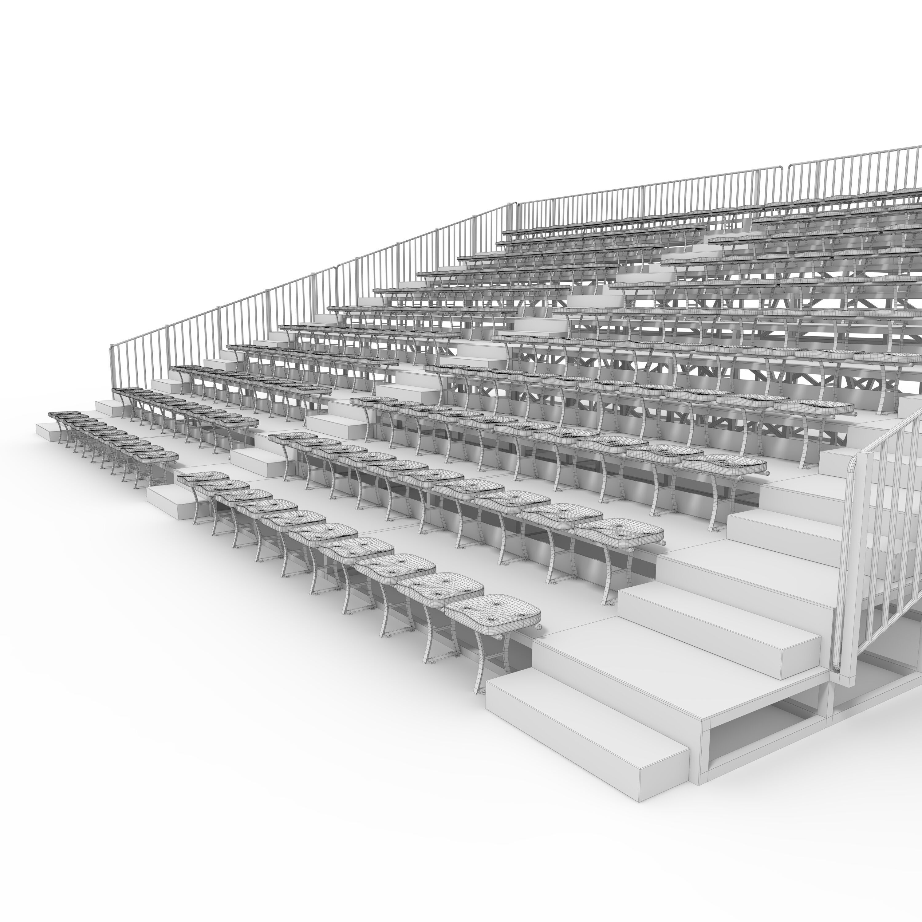 Bleachers 27 3D model_21