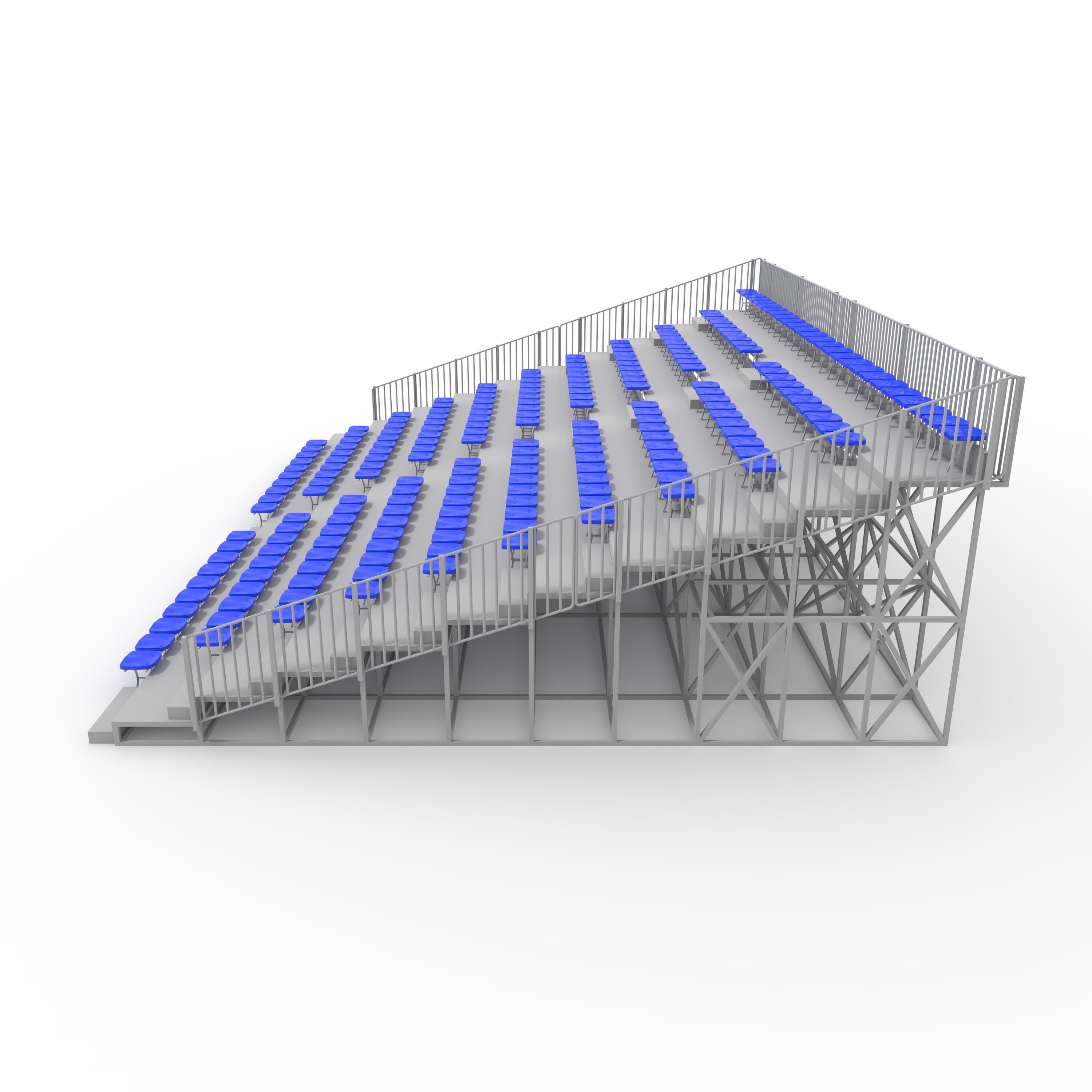 Bleachers 27 3D model_4