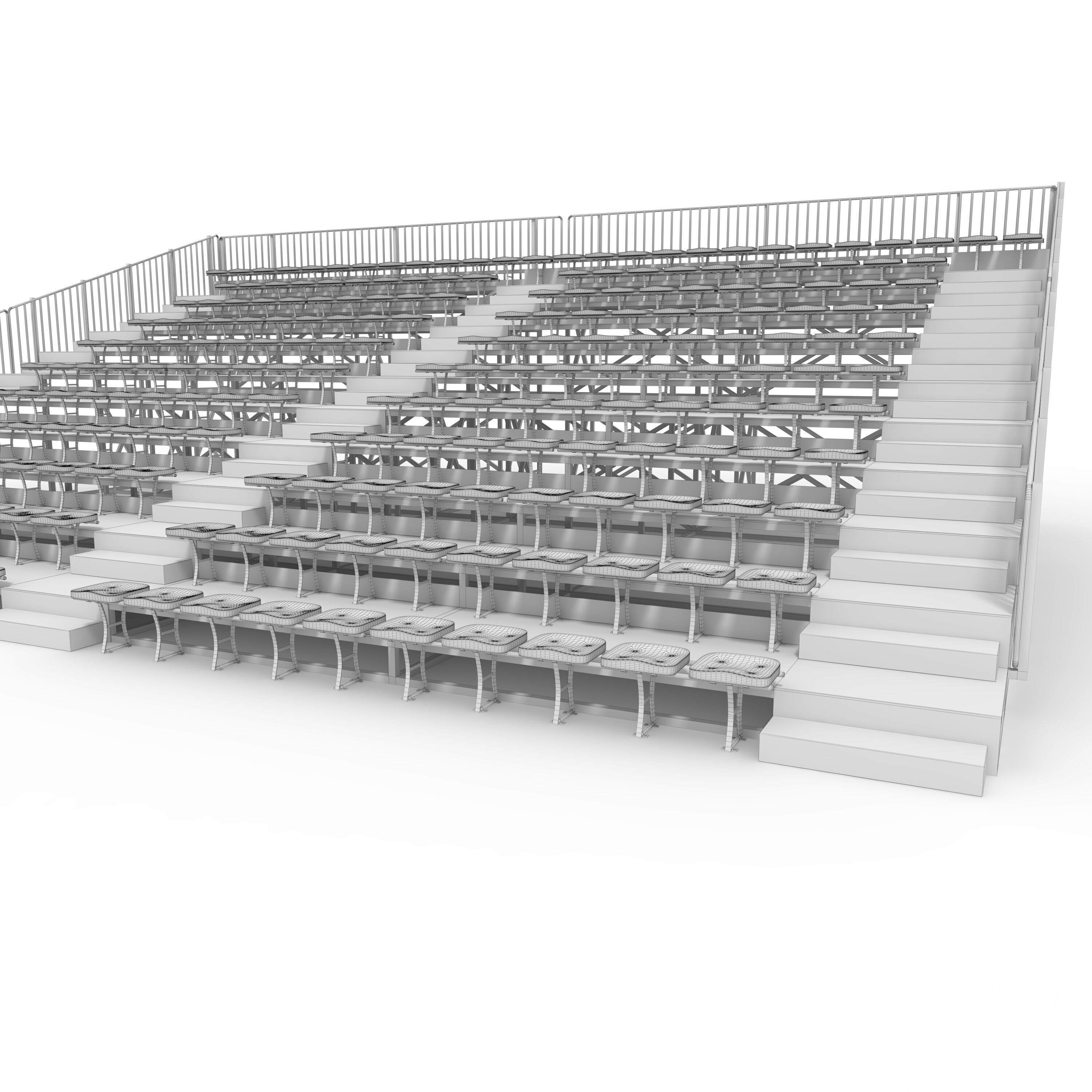 Bleachers 27 3D model_23