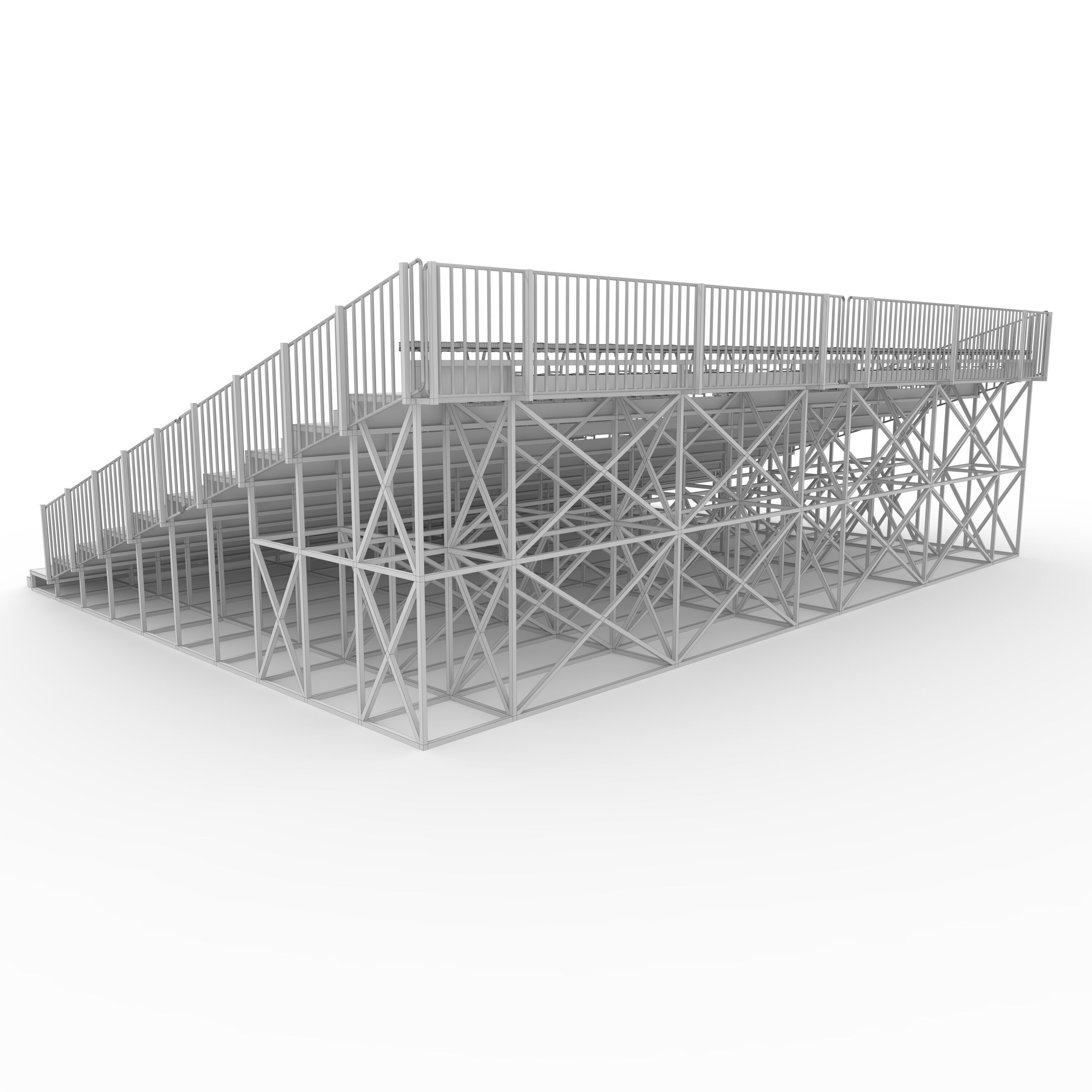 Bleachers 27 3D model_15