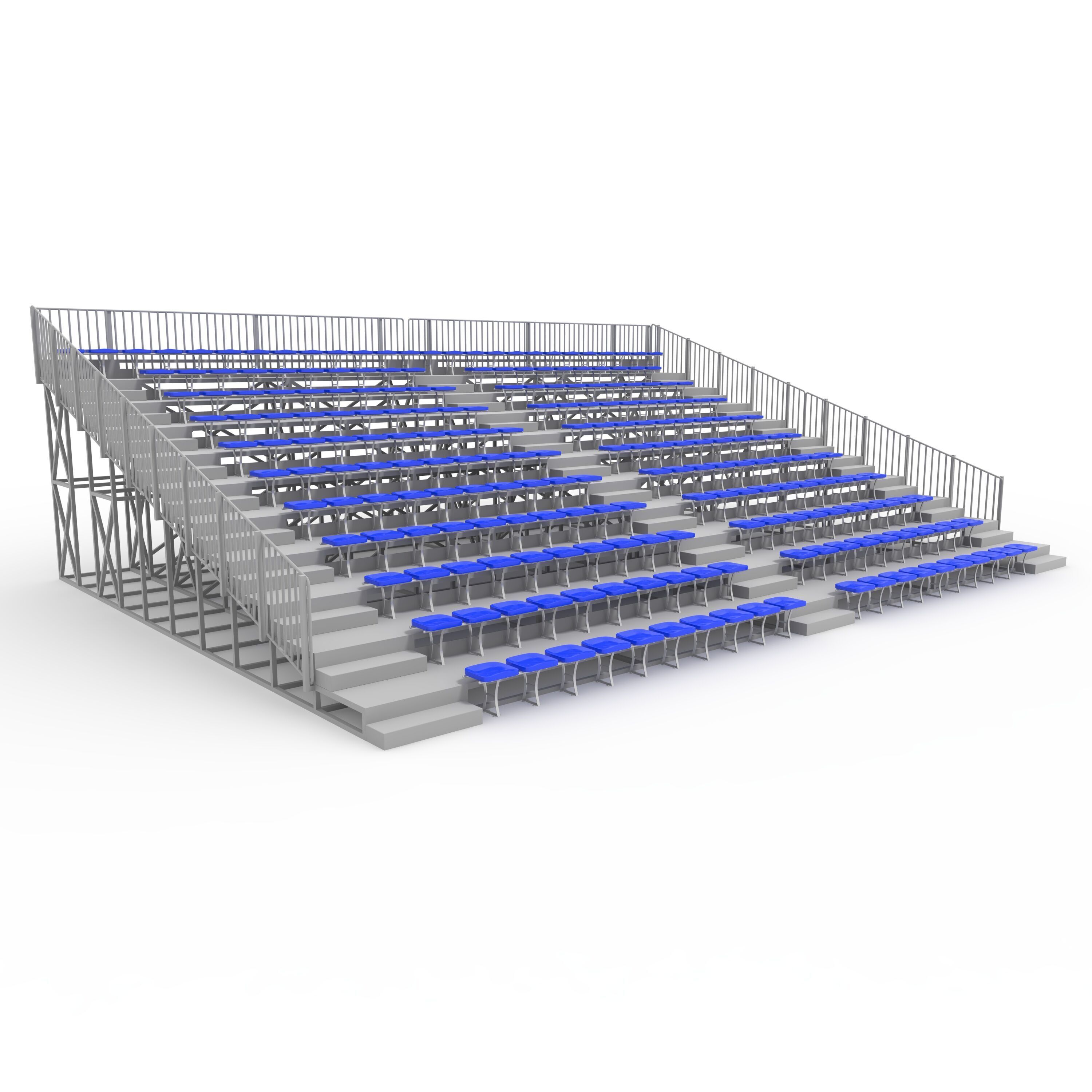Bleachers 27 3D model_8