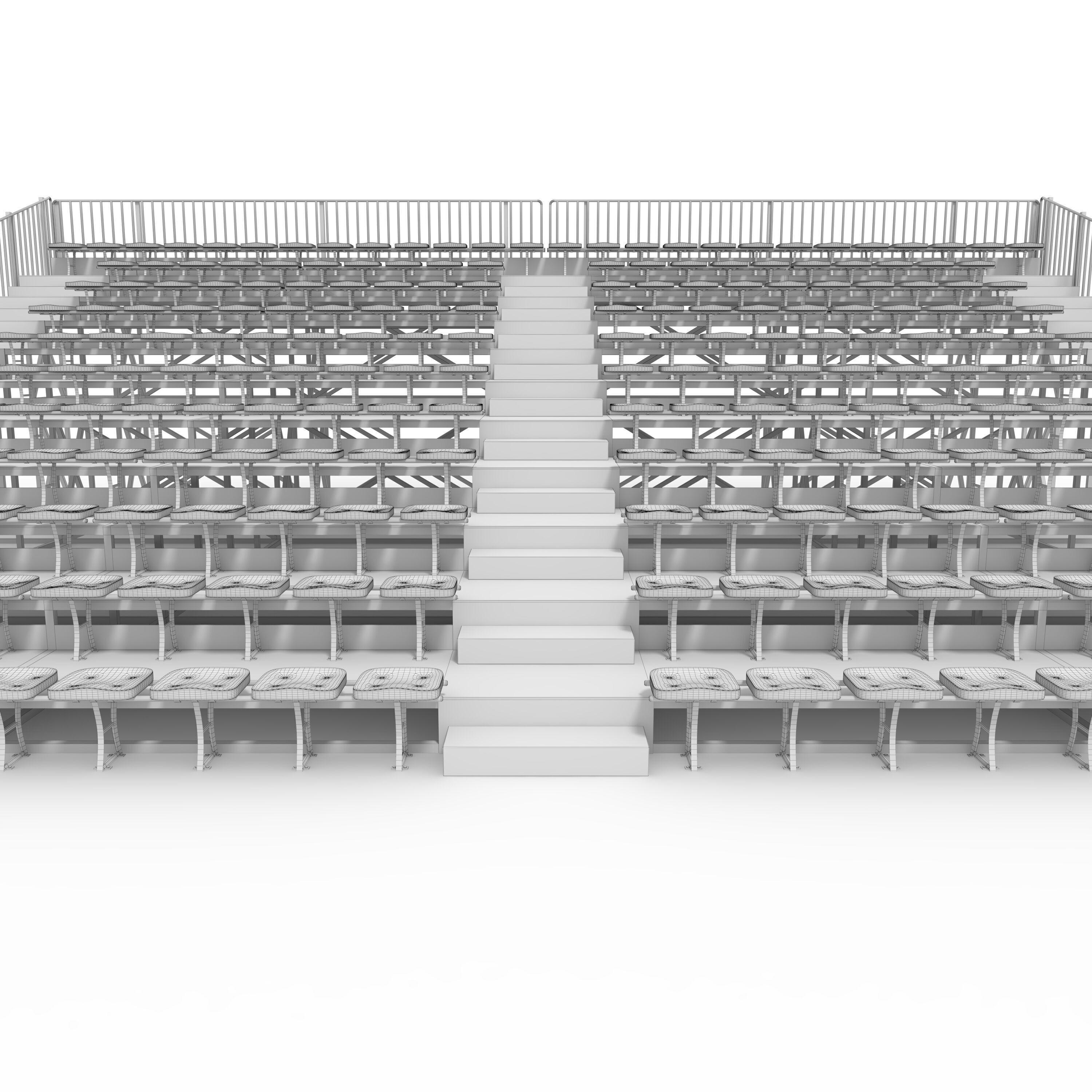 Bleachers 27 3D model_19