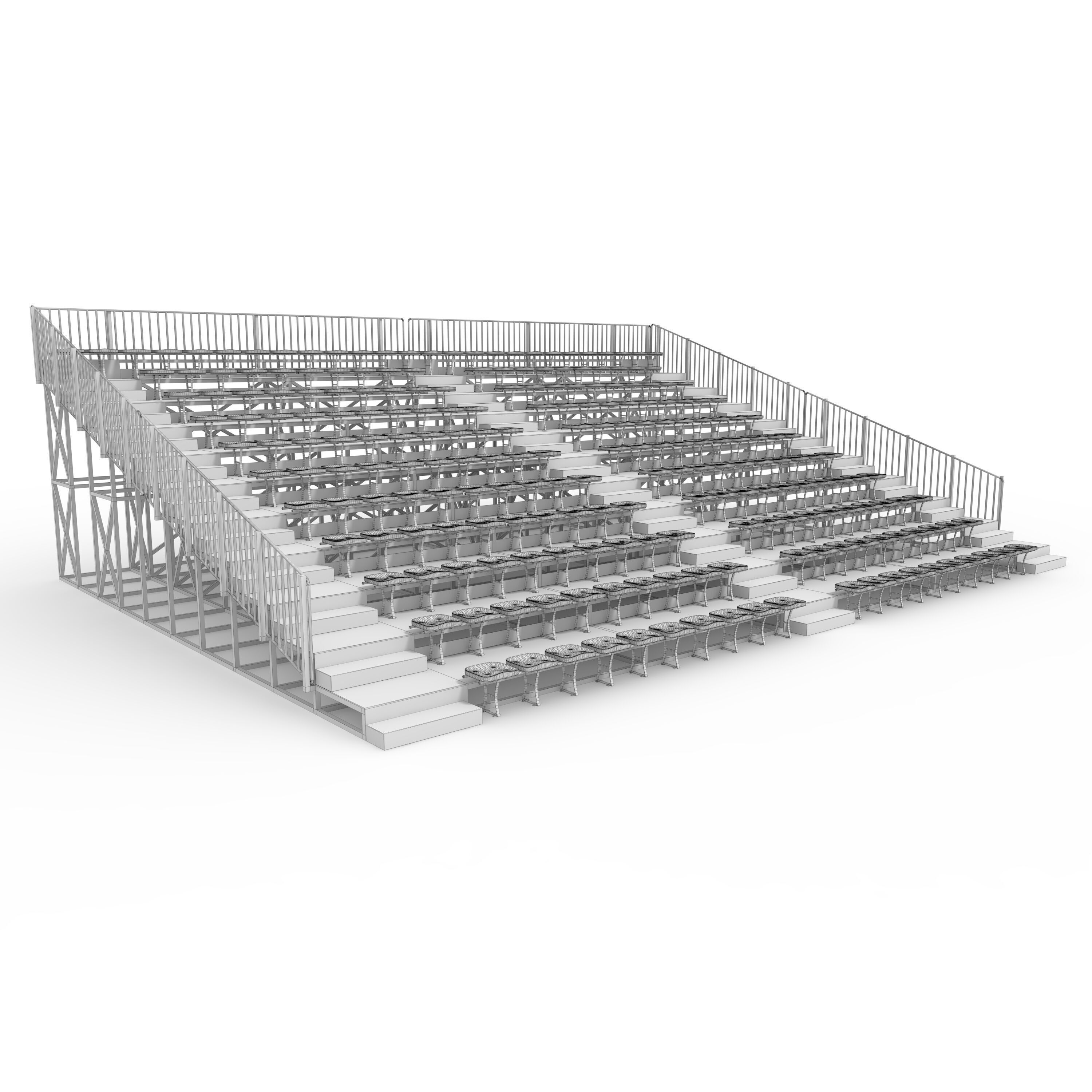 Bleachers 27 3D model_9