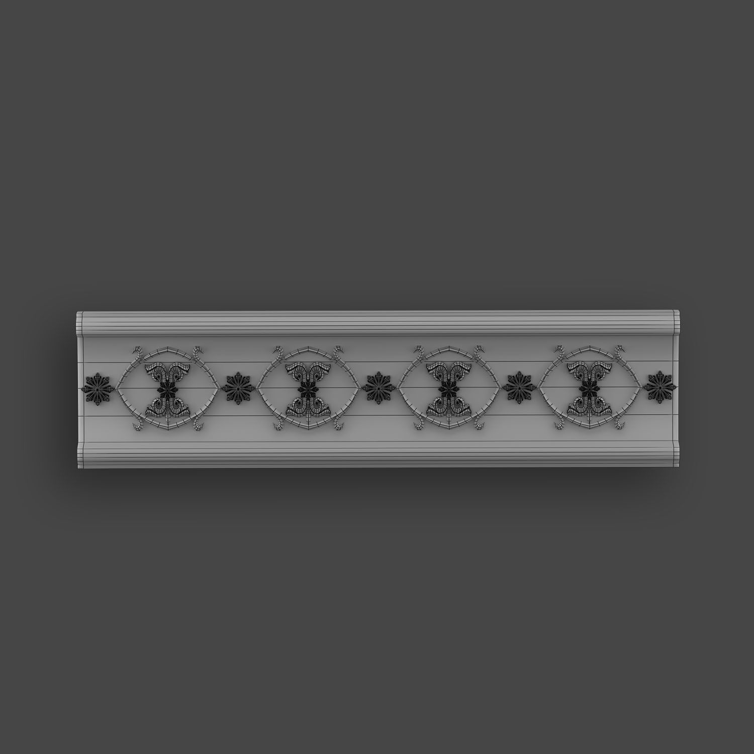 5 Borders Ornamental Pack 8 3D model_23