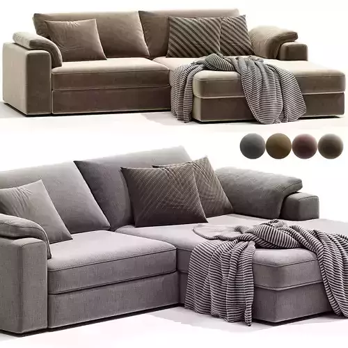 ITALO Fabric sofa By Mantellassi 1926