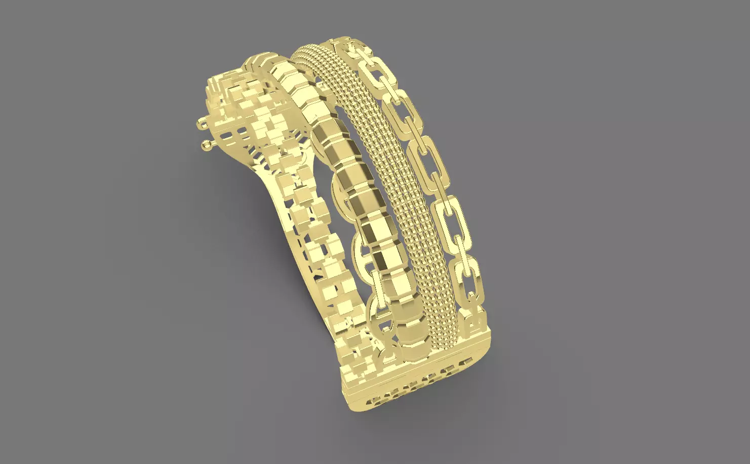 Bracelet  A Unique Design  3D print model_0