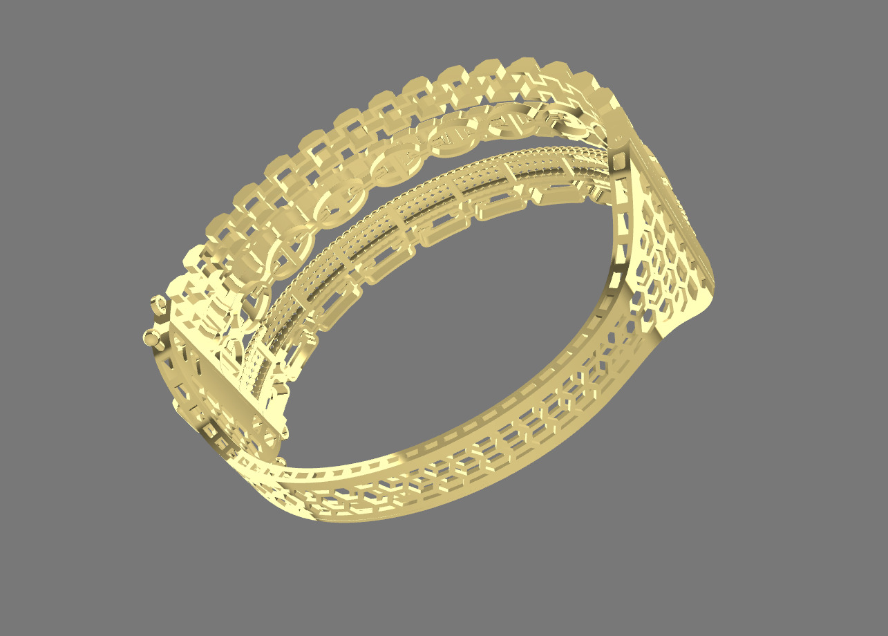 Bracelet  A Unique Design  3D print model_2