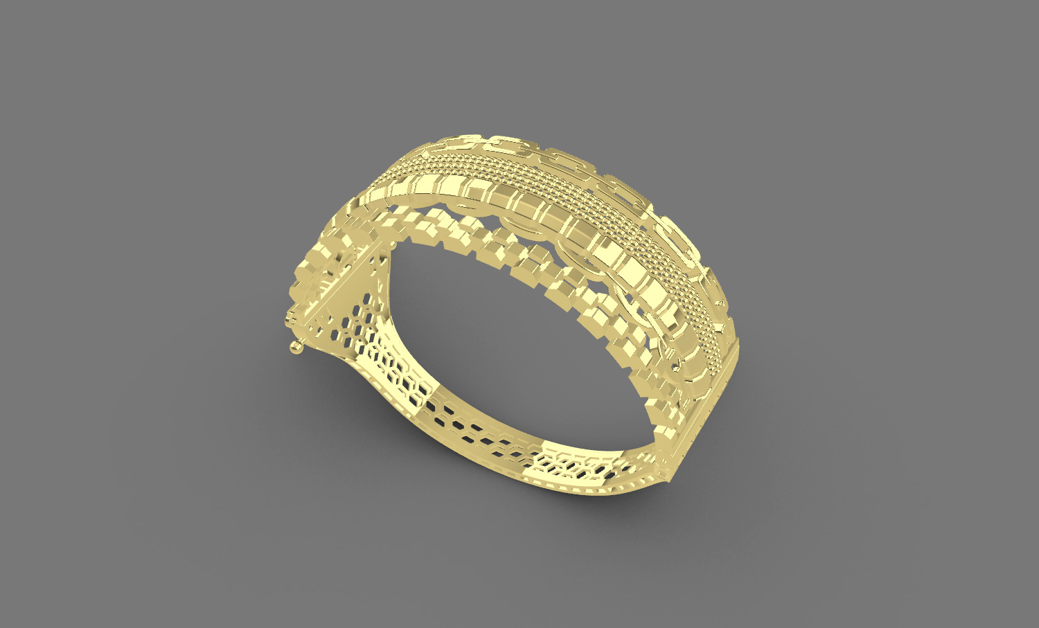 Bracelet  A Unique Design  3D print model_1