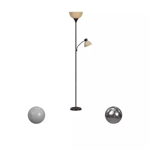 Mainstays Torchiere Floor And Reading Light