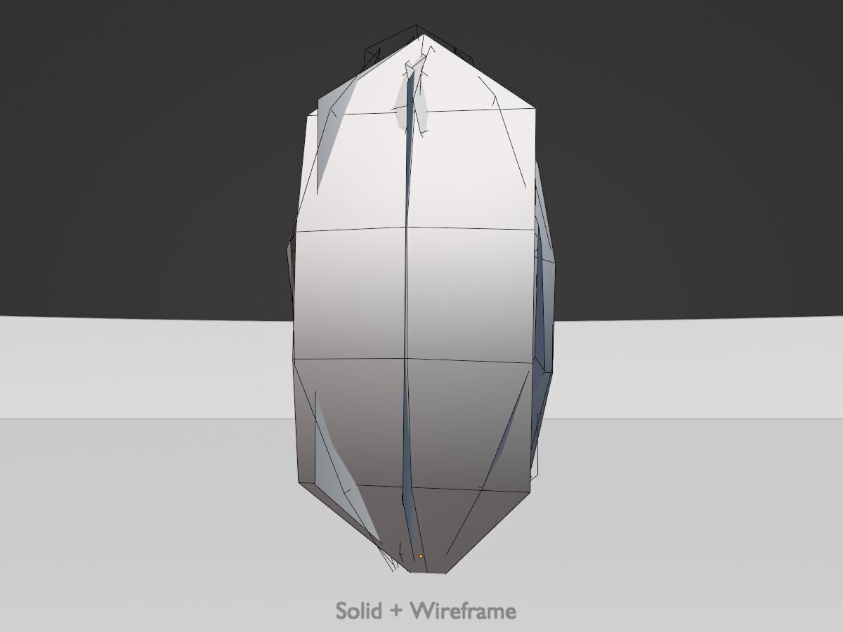 Cherry laurel hedge 500mm version-3 Low-poly 3D model_10