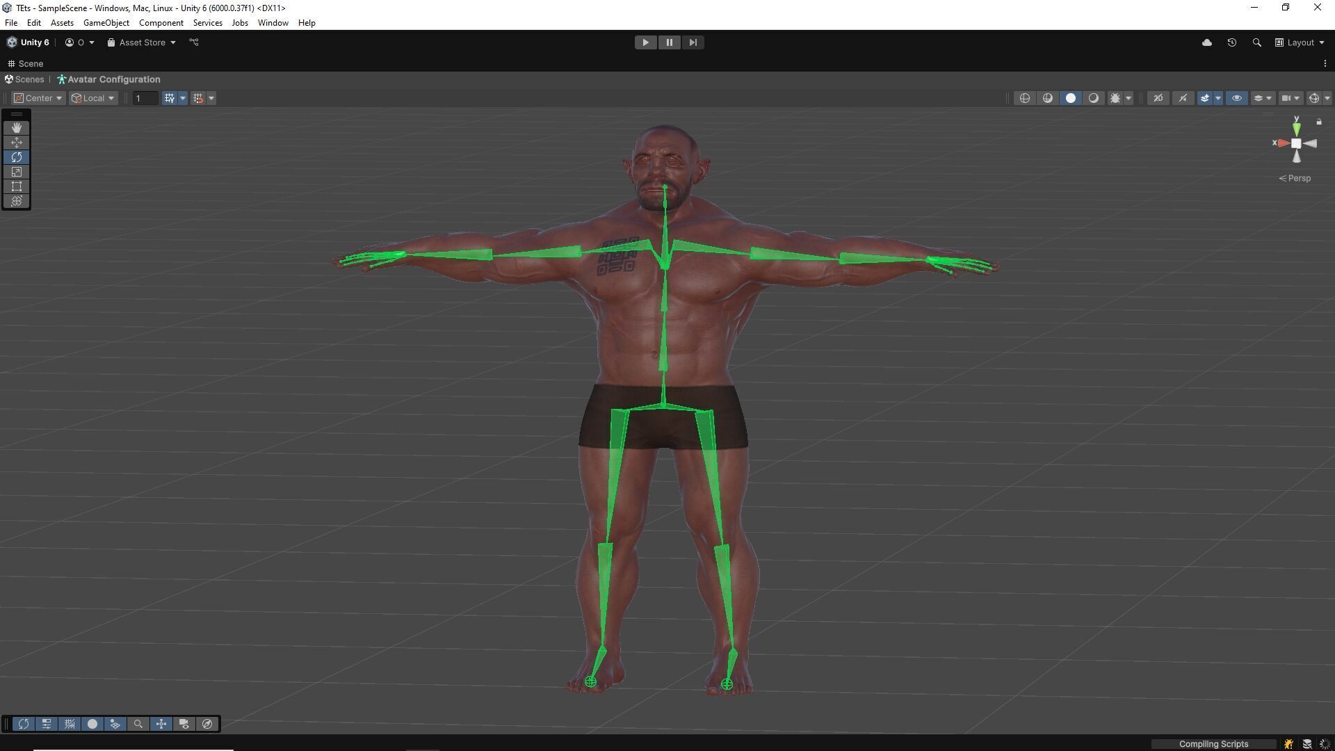 Dwarf Base Low-poly 3D model_16