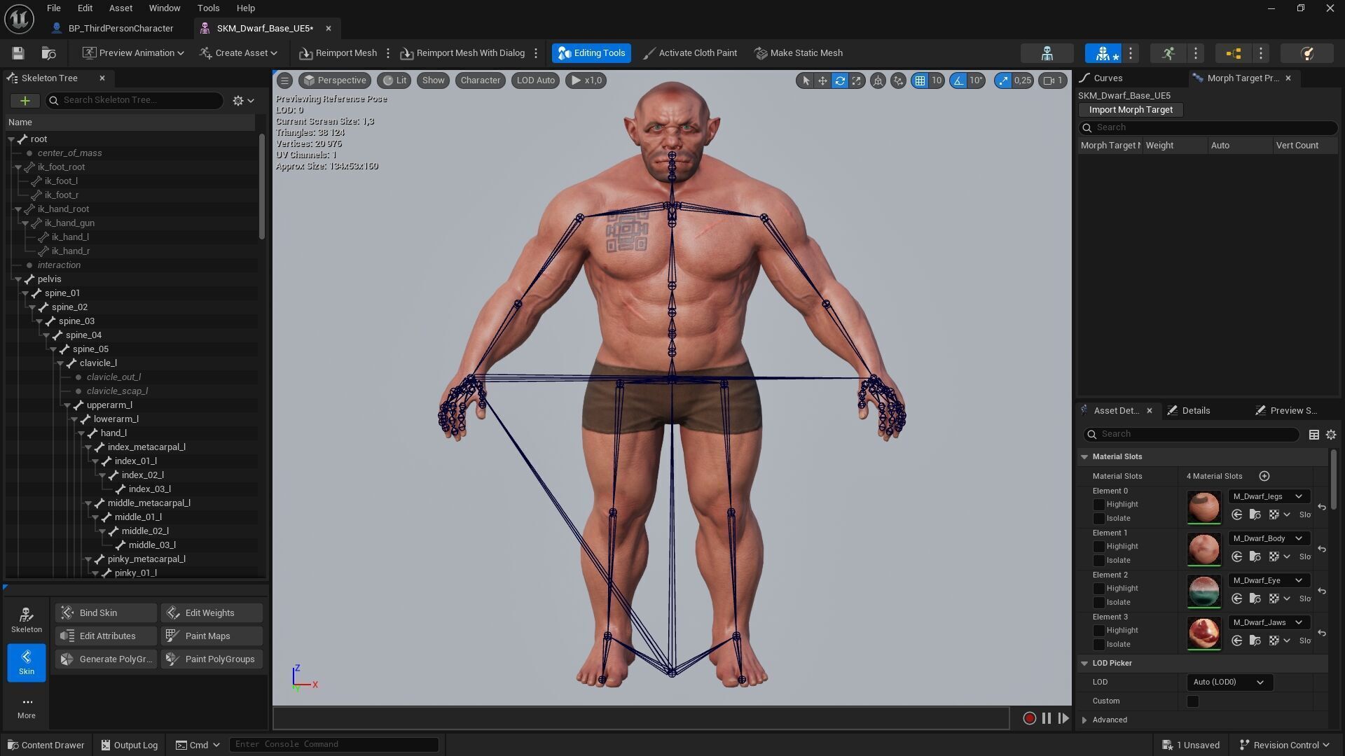 Dwarf Base Low-poly 3D model_13