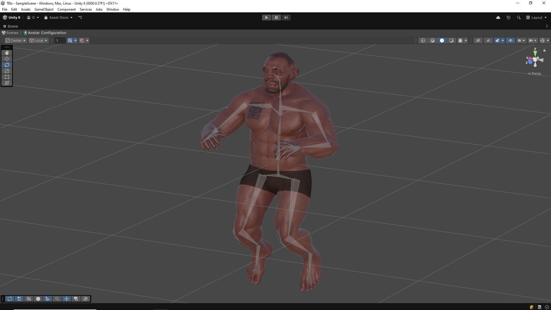 Dwarf Base Low-poly 3D model_17