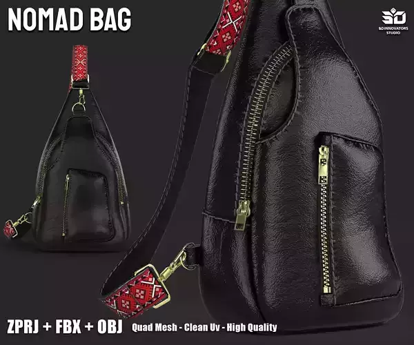 NomadBag High-Quality 3D Bag Model 