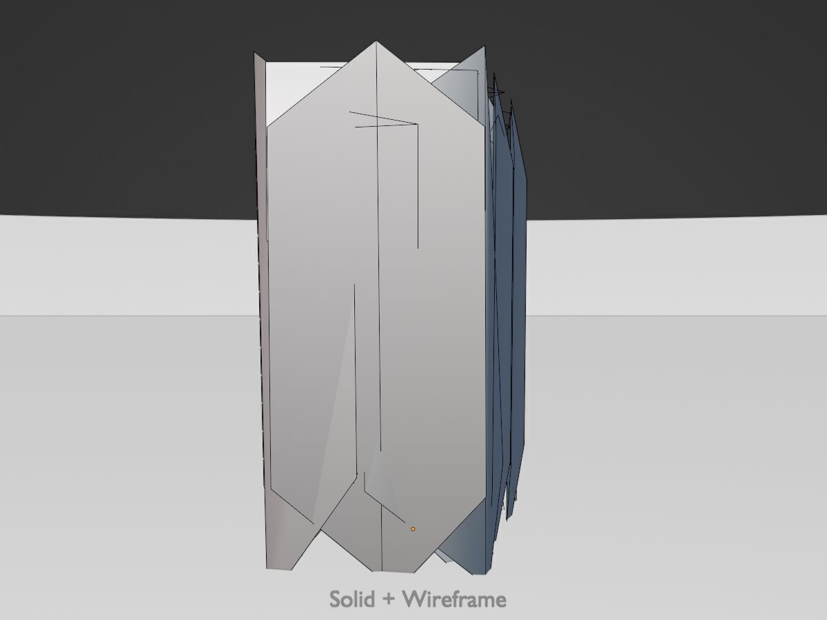 Cherry laurel hedge 500mm version-4 Low-poly 3D model_10