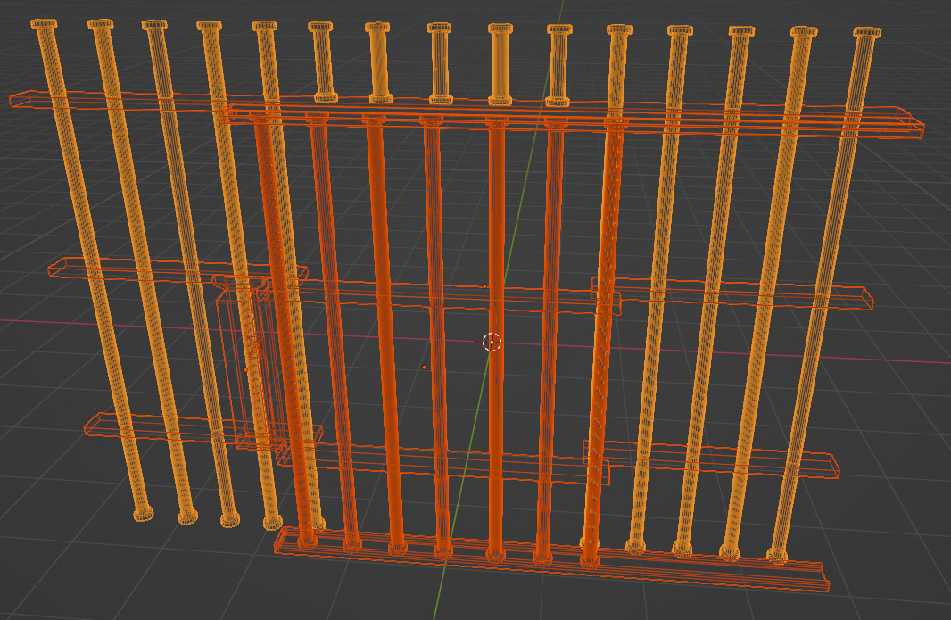 Prison Cell Low-poly 3D model_5