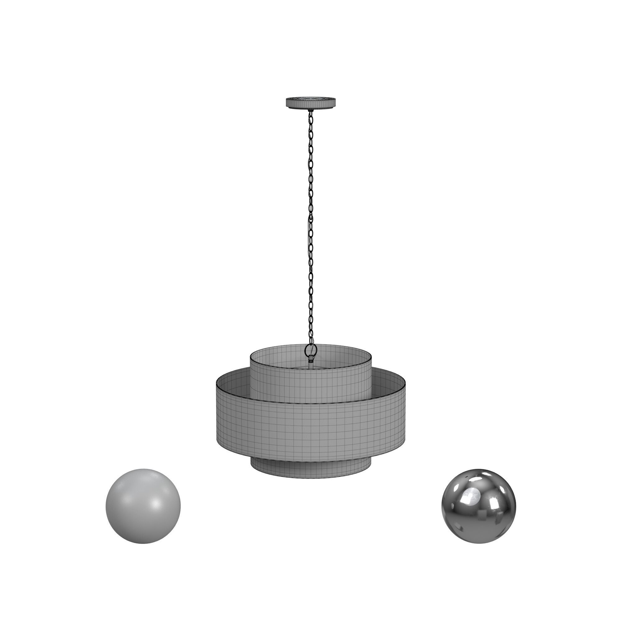 Jude Drum Pendant 3D model_3