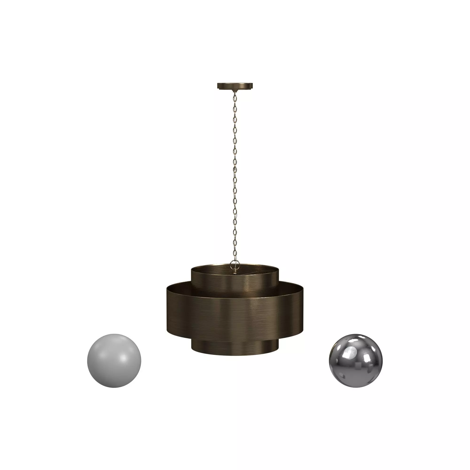 Jude Drum Pendant 3D model_0