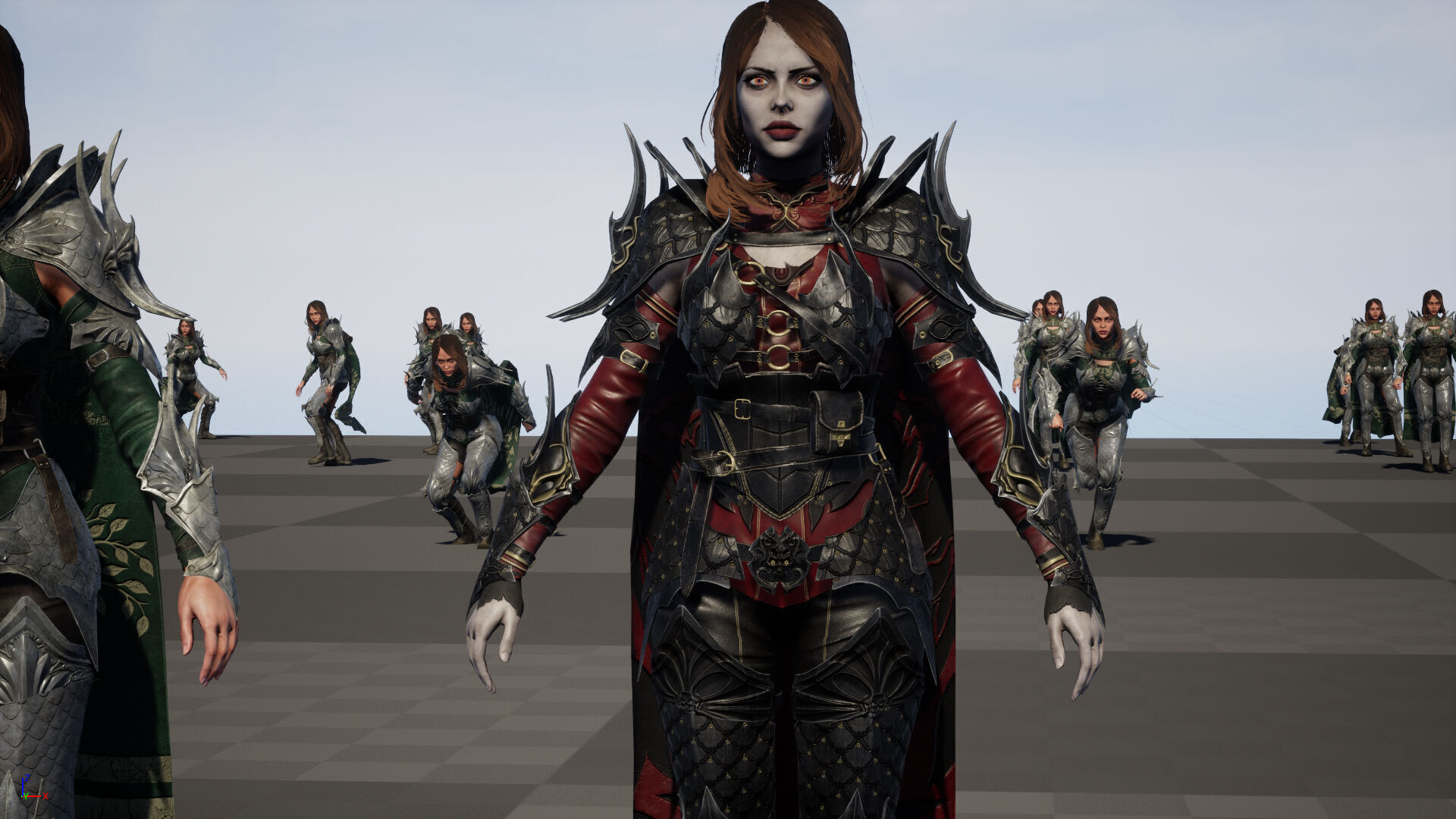 Knight Gilr Low-poly 3D model_41