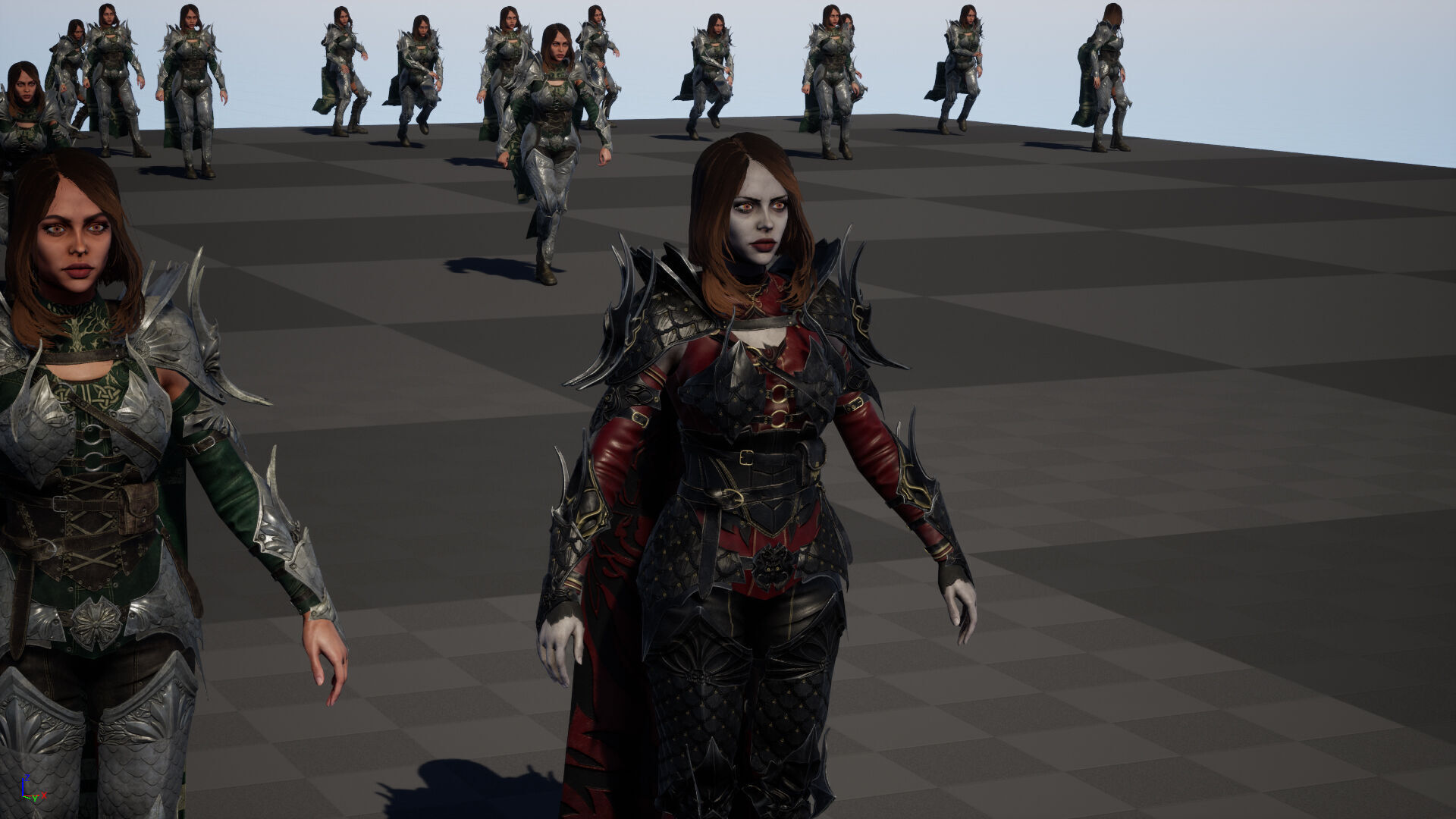 Knight Gilr Low-poly 3D model_38