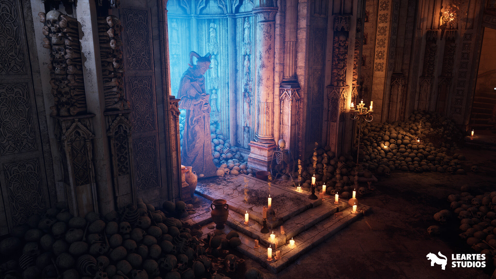 The Grand Ossuary Low-poly 3D model_12