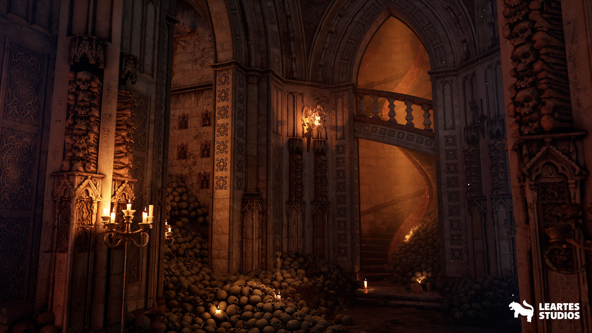 The Grand Ossuary Low-poly 3D model_17