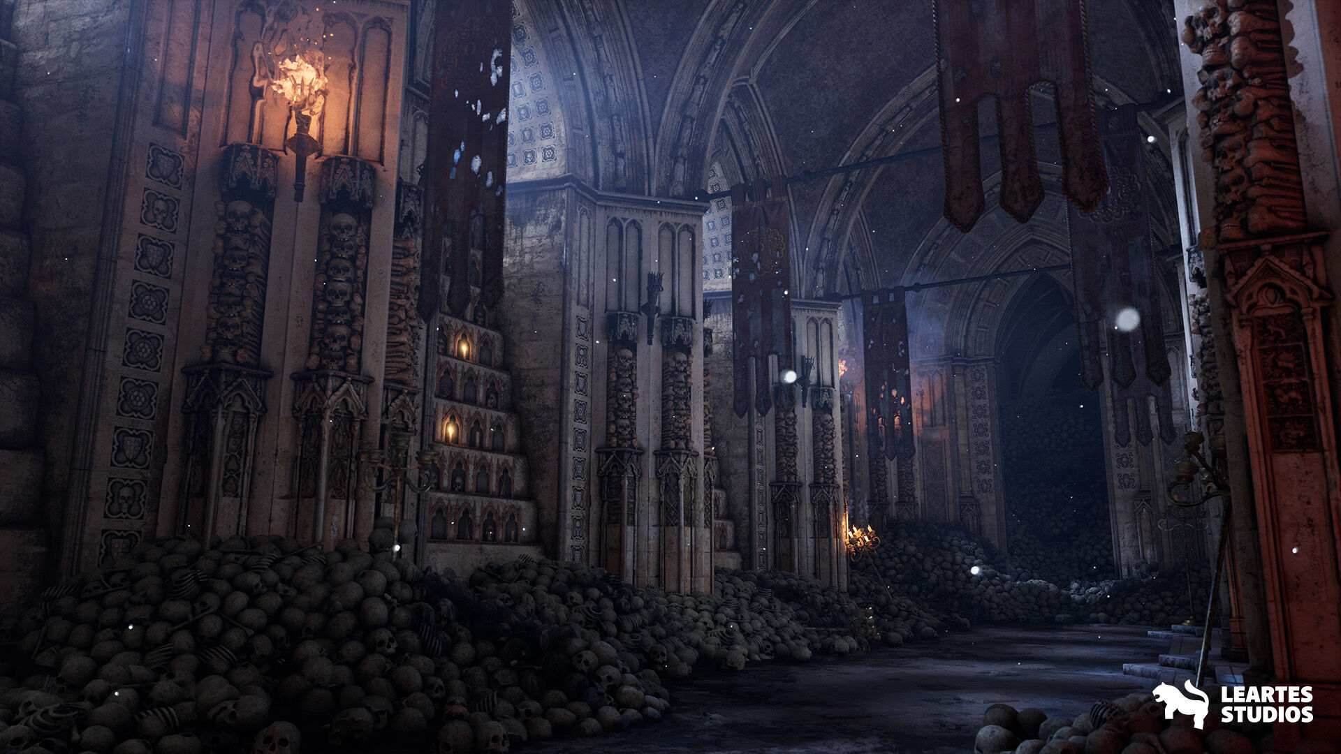 The Grand Ossuary Low-poly 3D model_4