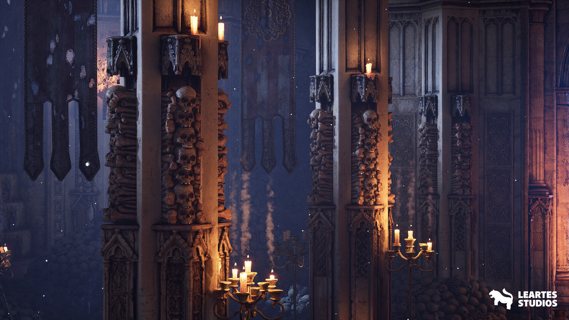 The Grand Ossuary Low-poly 3D model_6