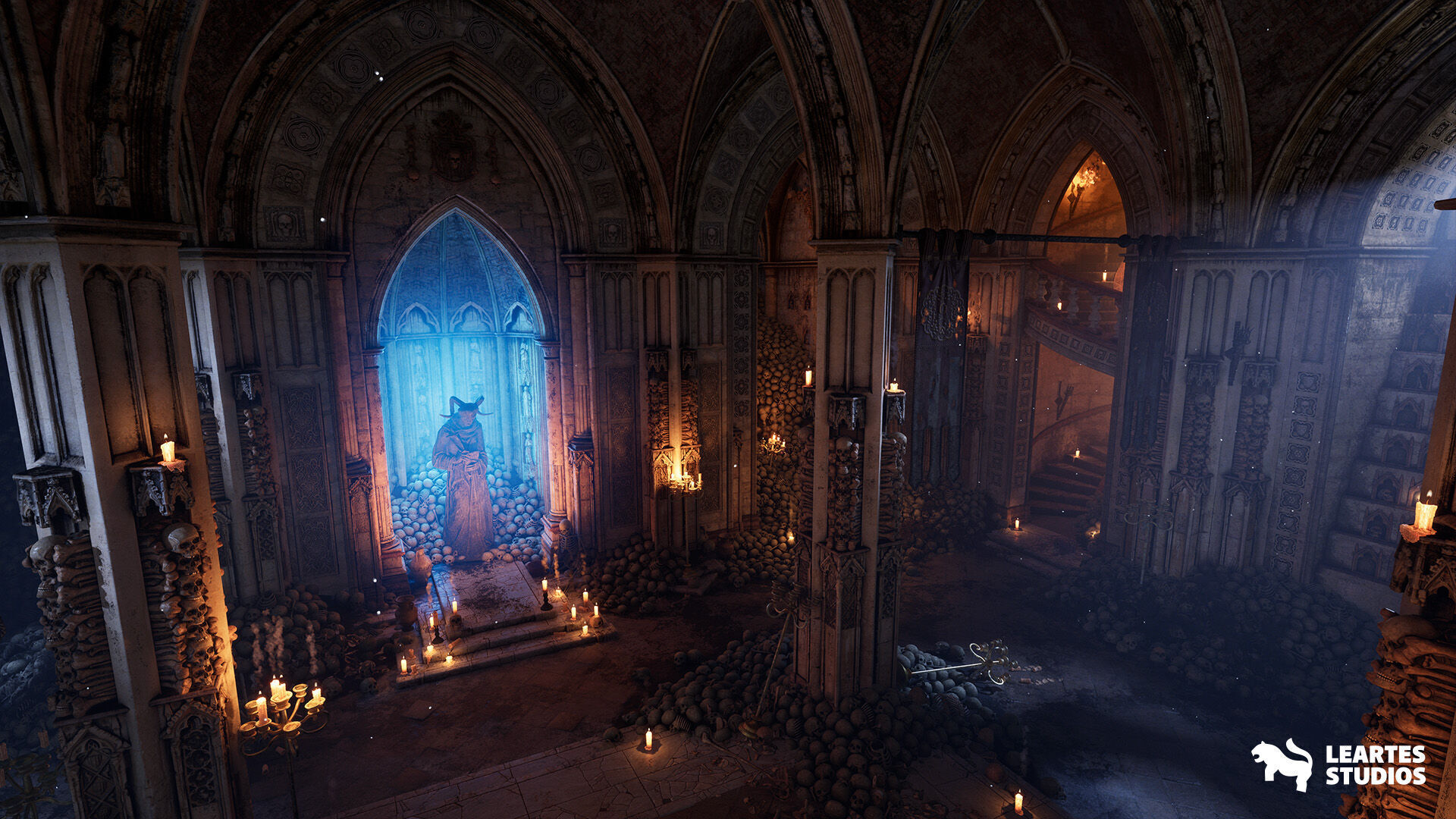 The Grand Ossuary Low-poly 3D model_2