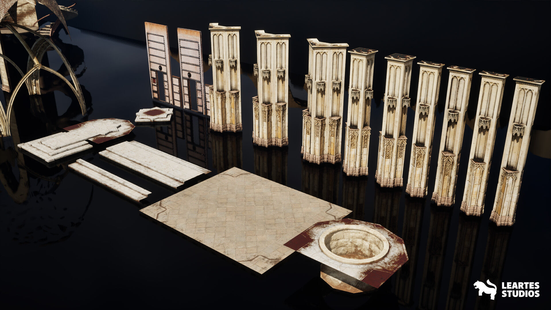 The Grand Ossuary Low-poly 3D model_14