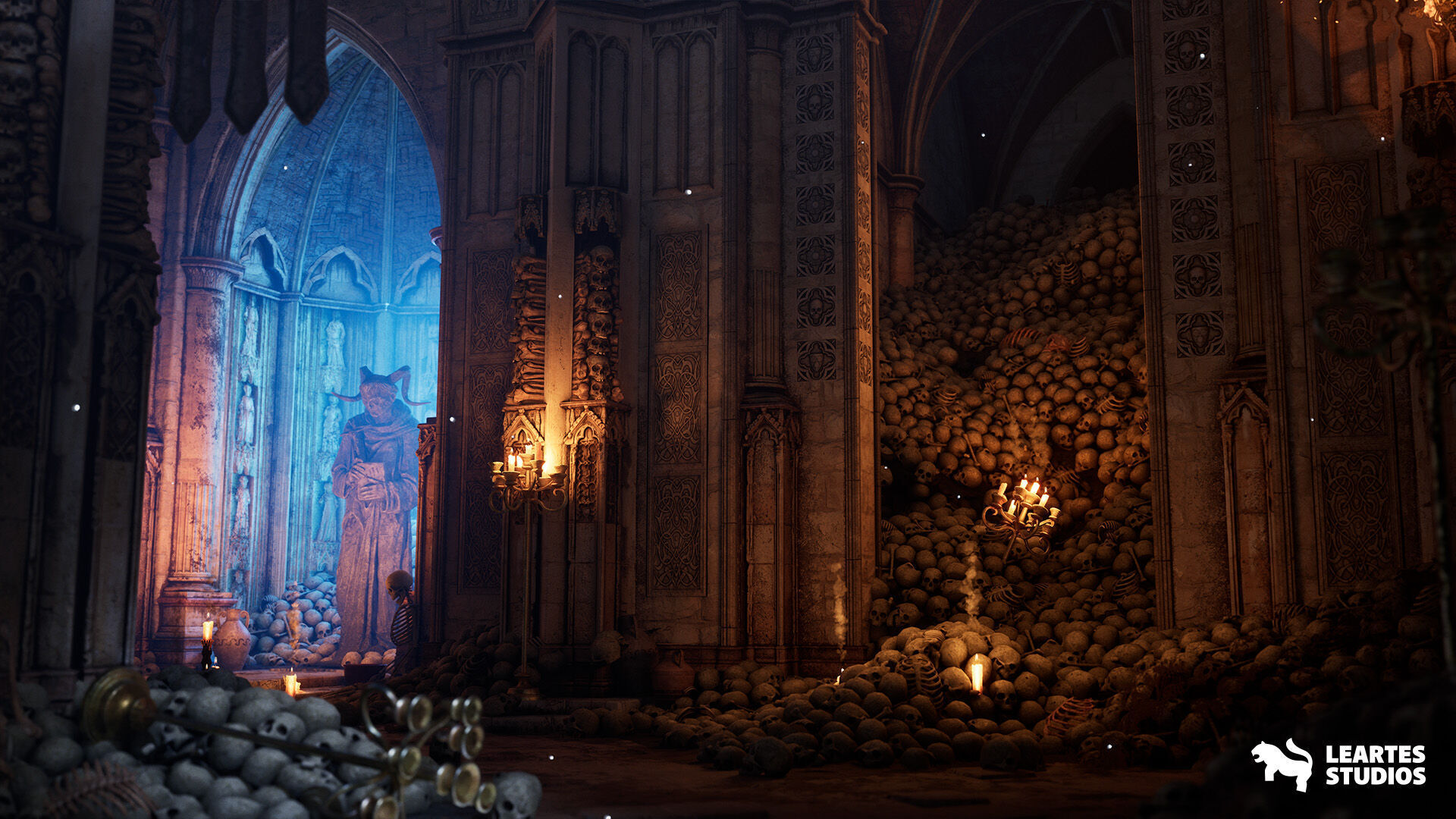 The Grand Ossuary Low-poly 3D model_16