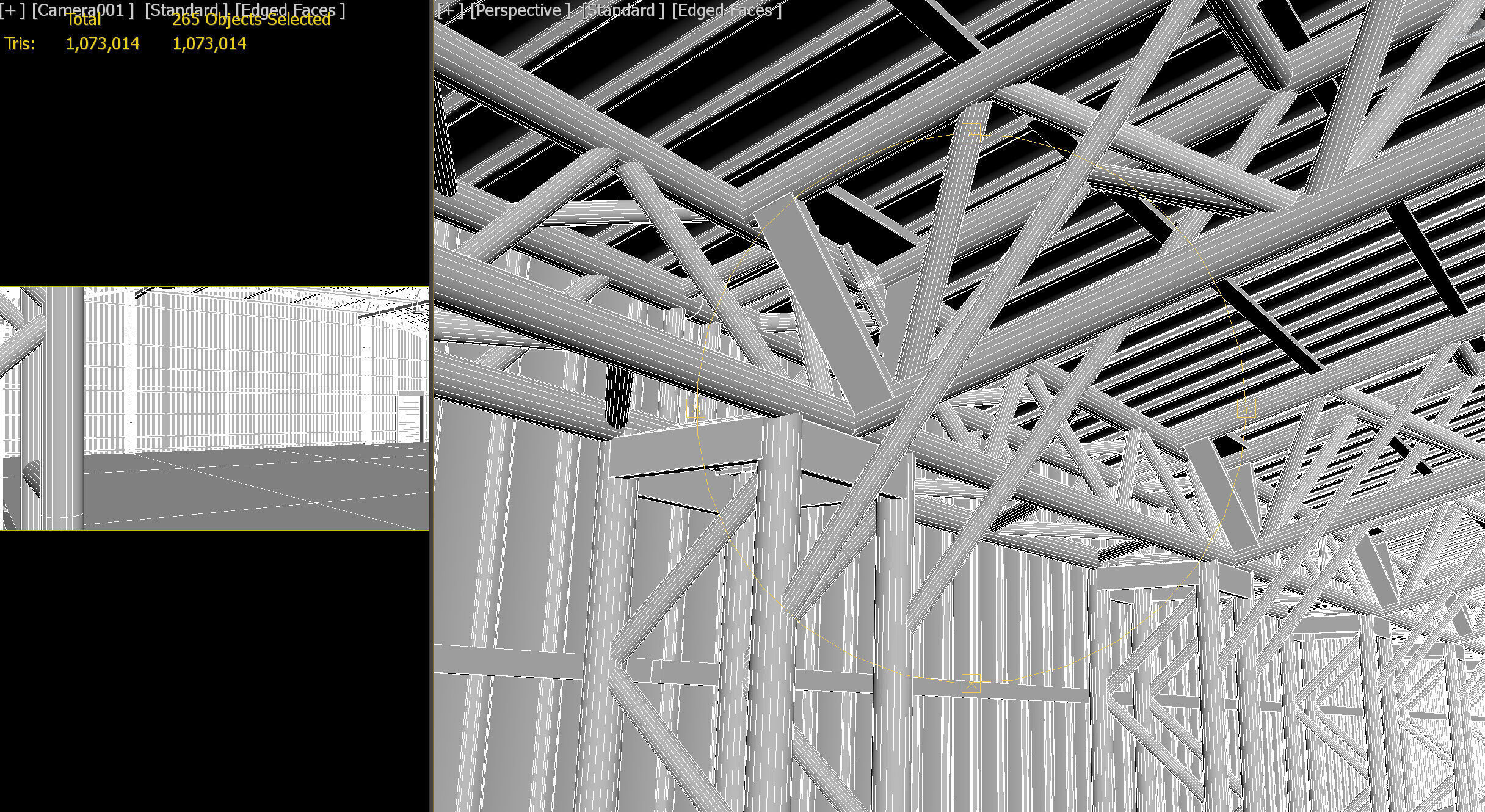 Hangar 01 PBR Low-poly 3D model_20