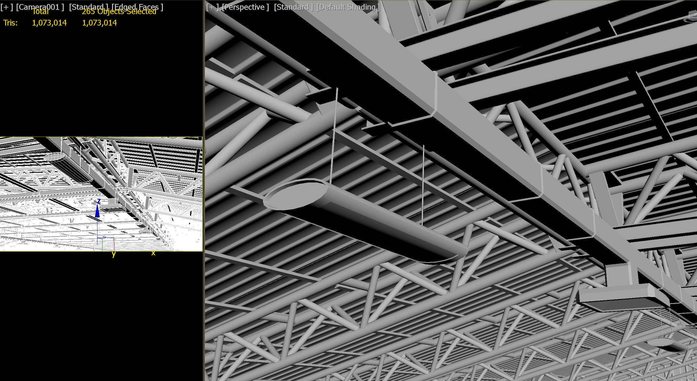 Hangar 01 PBR Low-poly 3D model_21