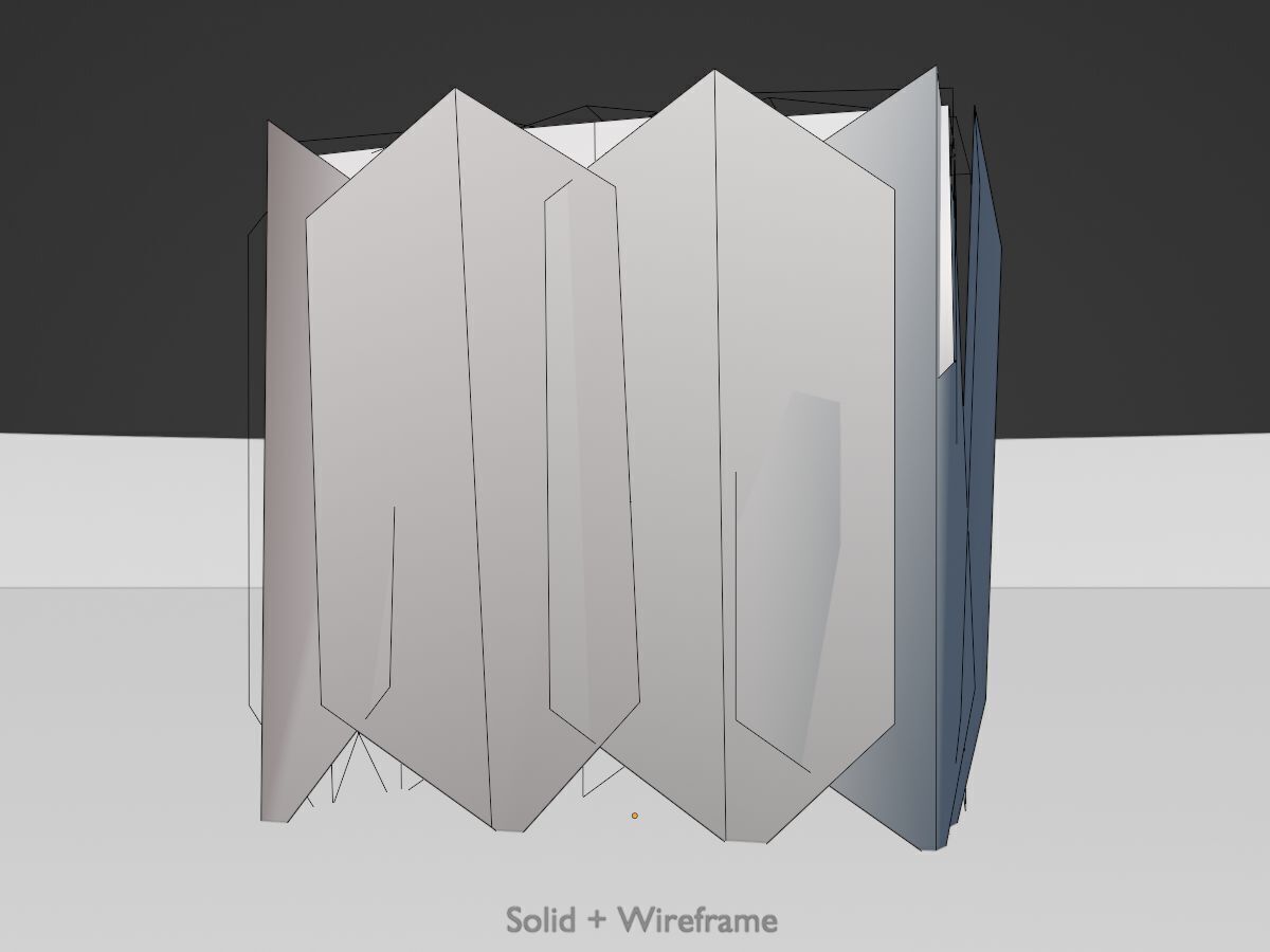 Cherry laurel hedge 500mm version-5 Low-poly 3D model_9