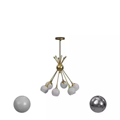 JUSTINE 6 LIGHT ADJUSTABLE PENDANT