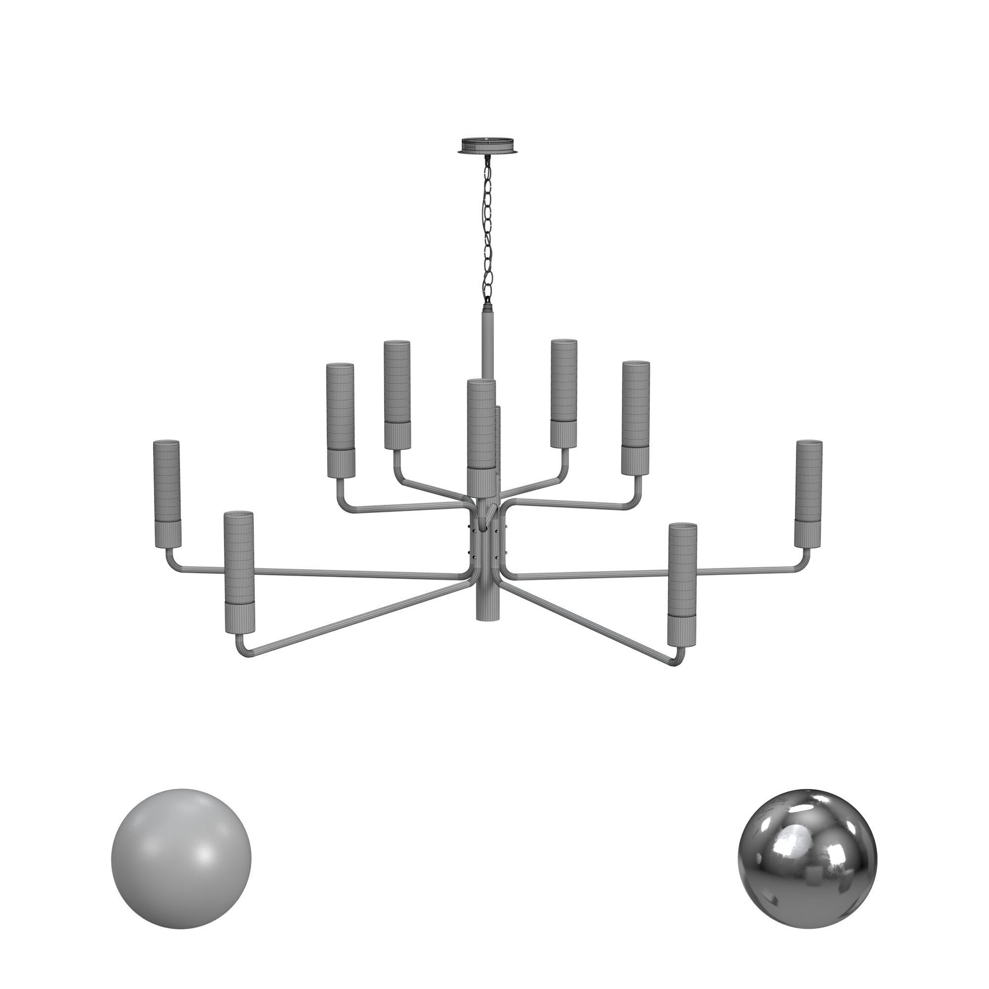 Madeline Chandelier 3D model_3