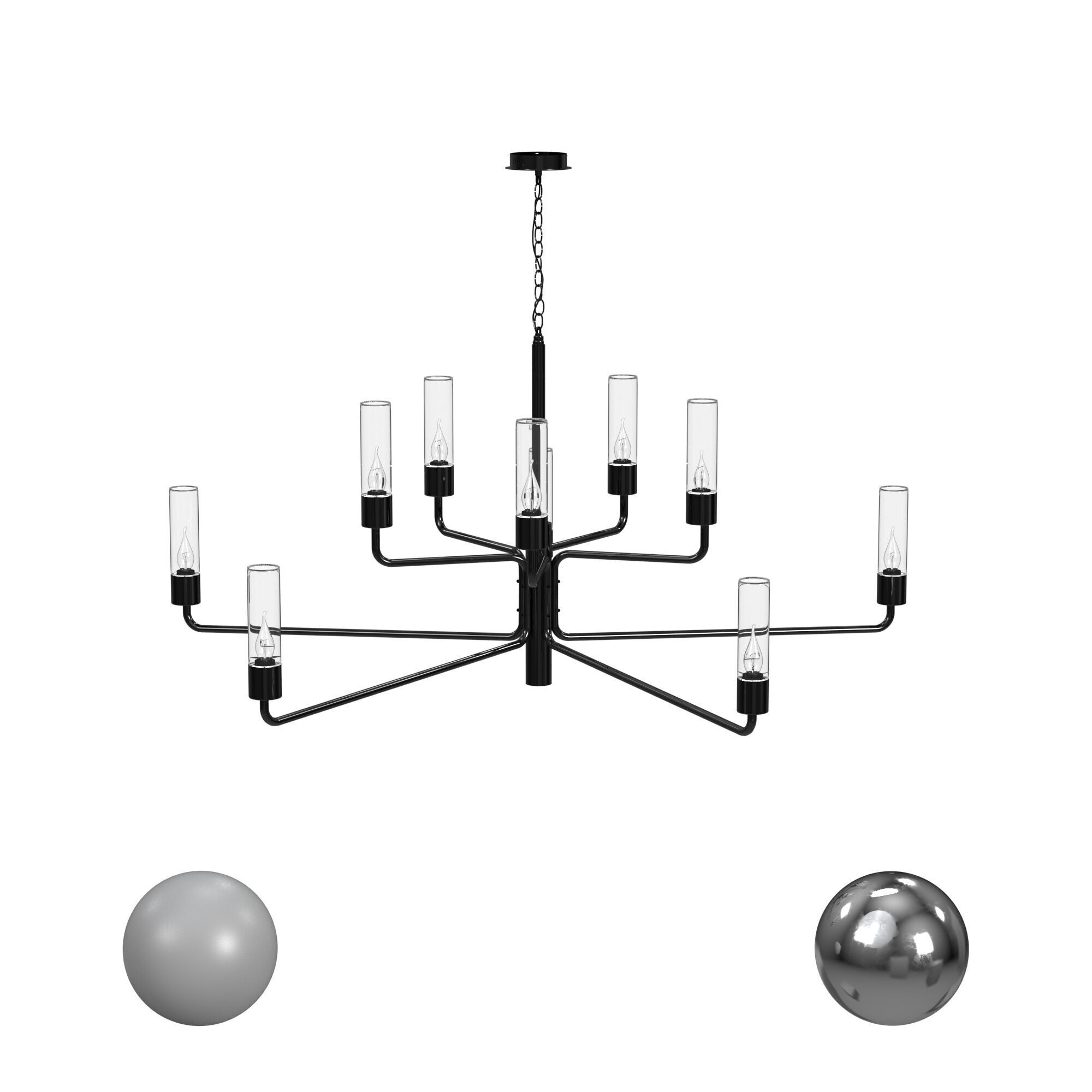 Madeline Chandelier 3D model_1
