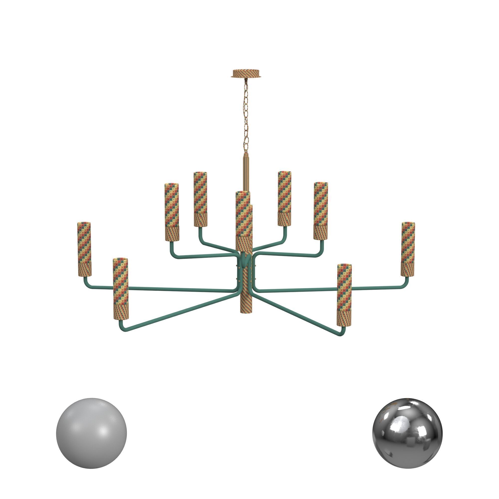 Madeline Chandelier 3D model_2
