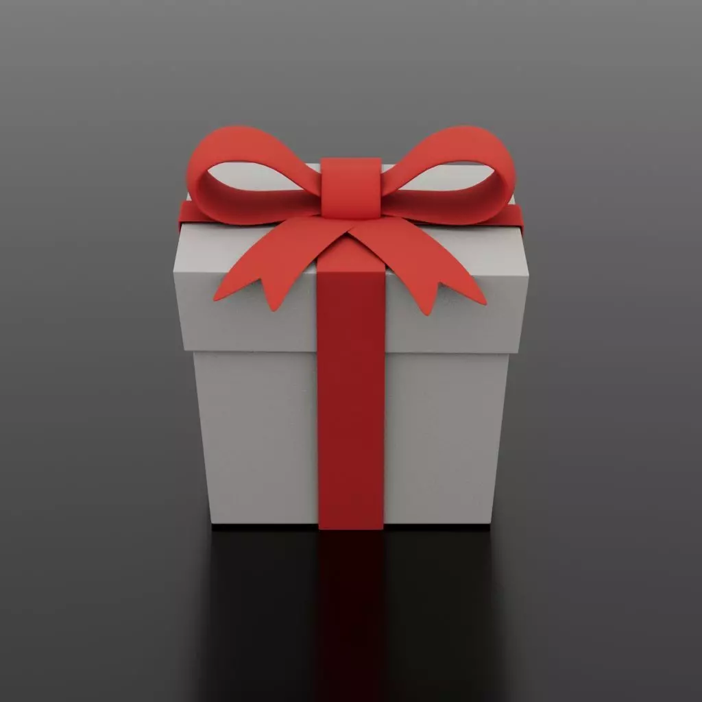 Present Box 3D model_0