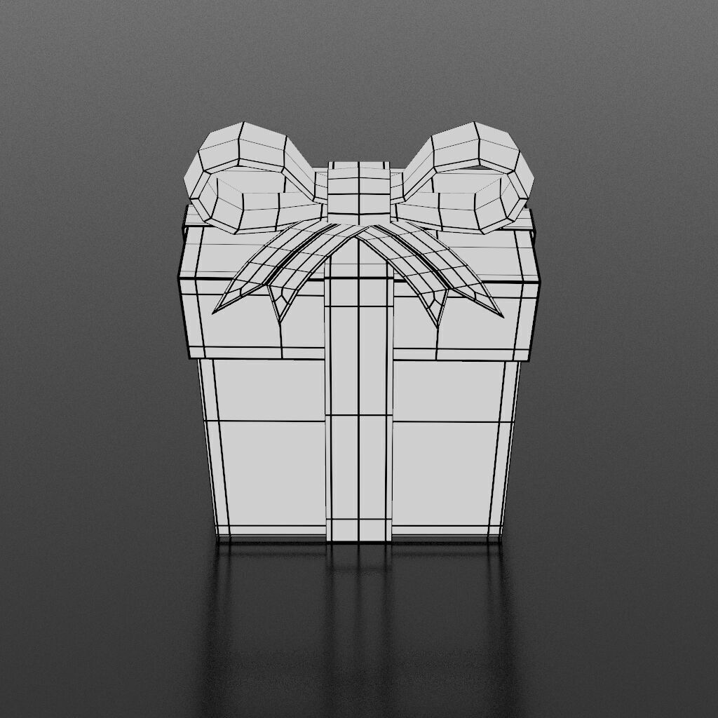 Present Box 3D model_1