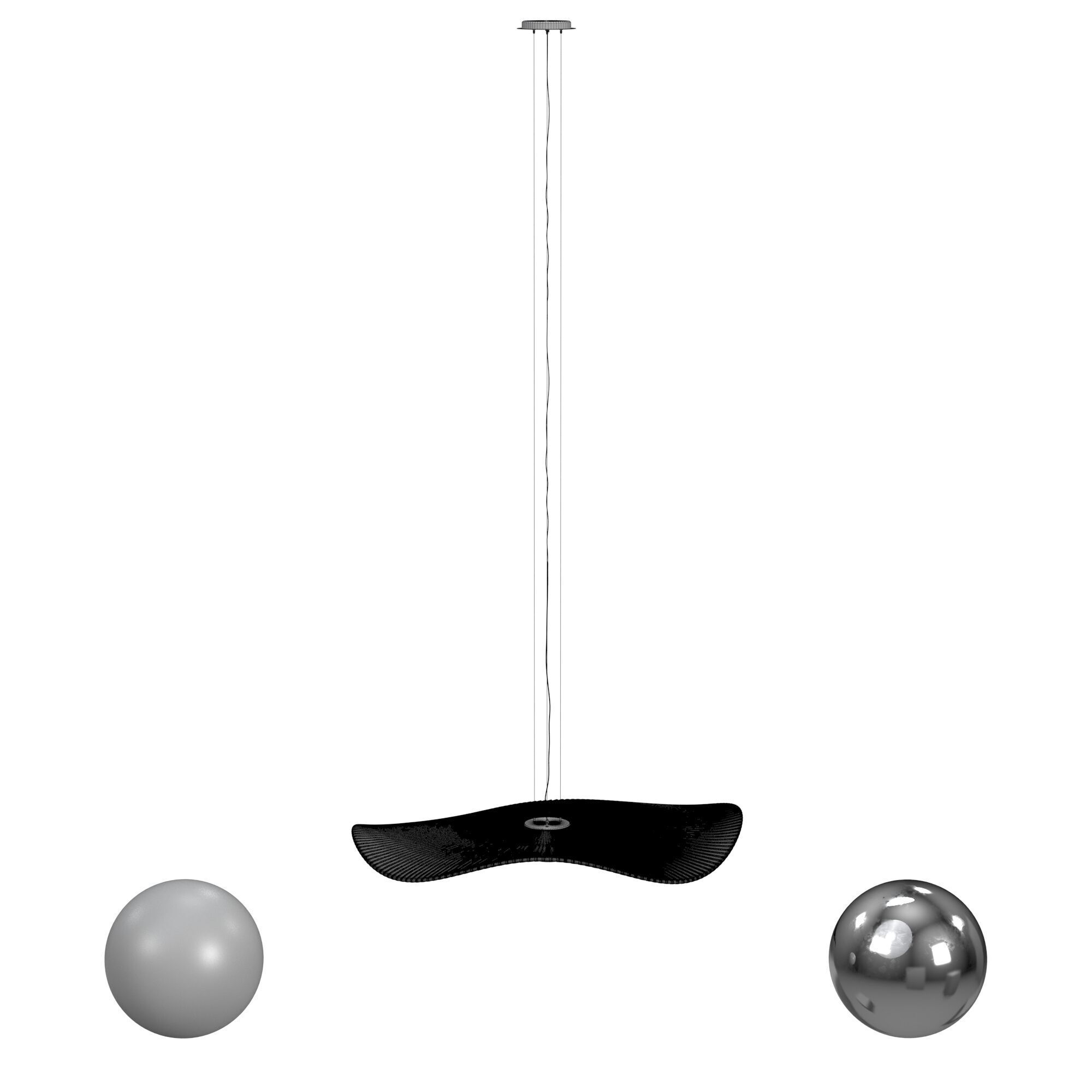 Mediterrania 1-Tier Pendant 3D model_3