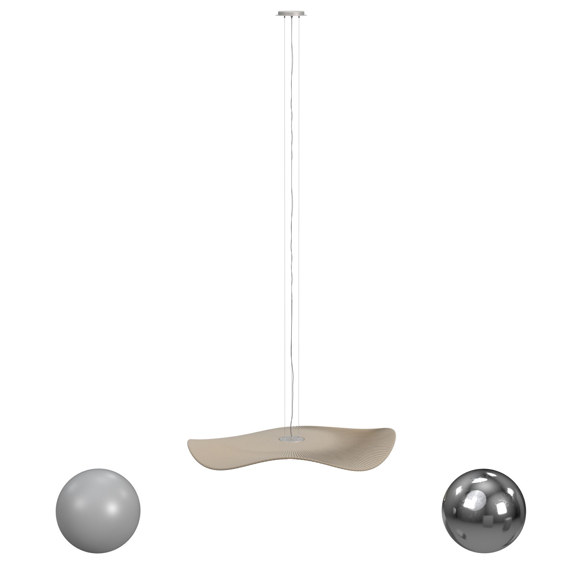 Mediterrania 1-Tier Pendant 3D model_1