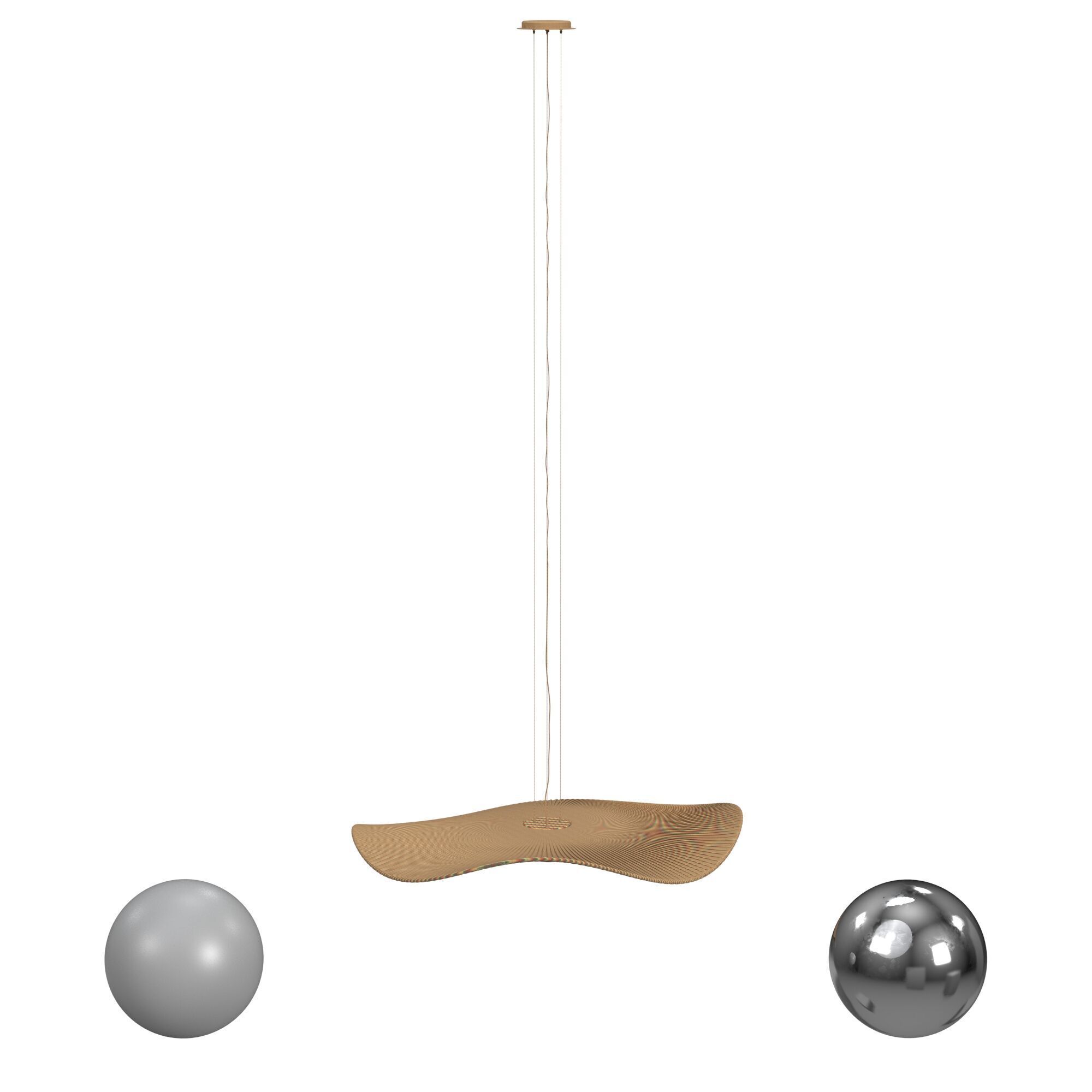 Mediterrania 1-Tier Pendant 3D model_2