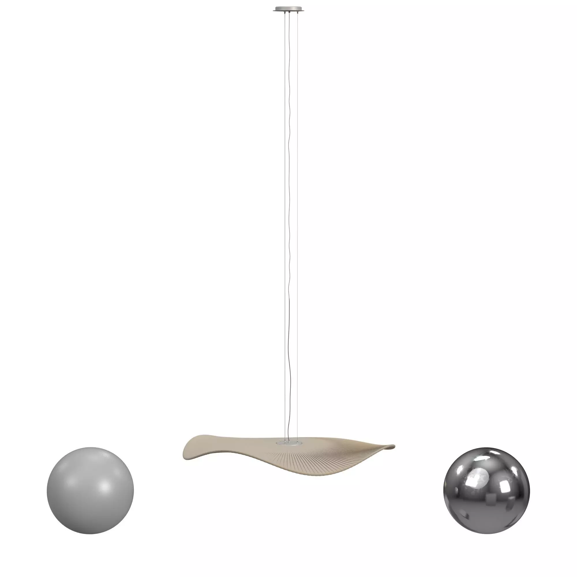 Mediterrania 1-Tier Pendant 3D model_0