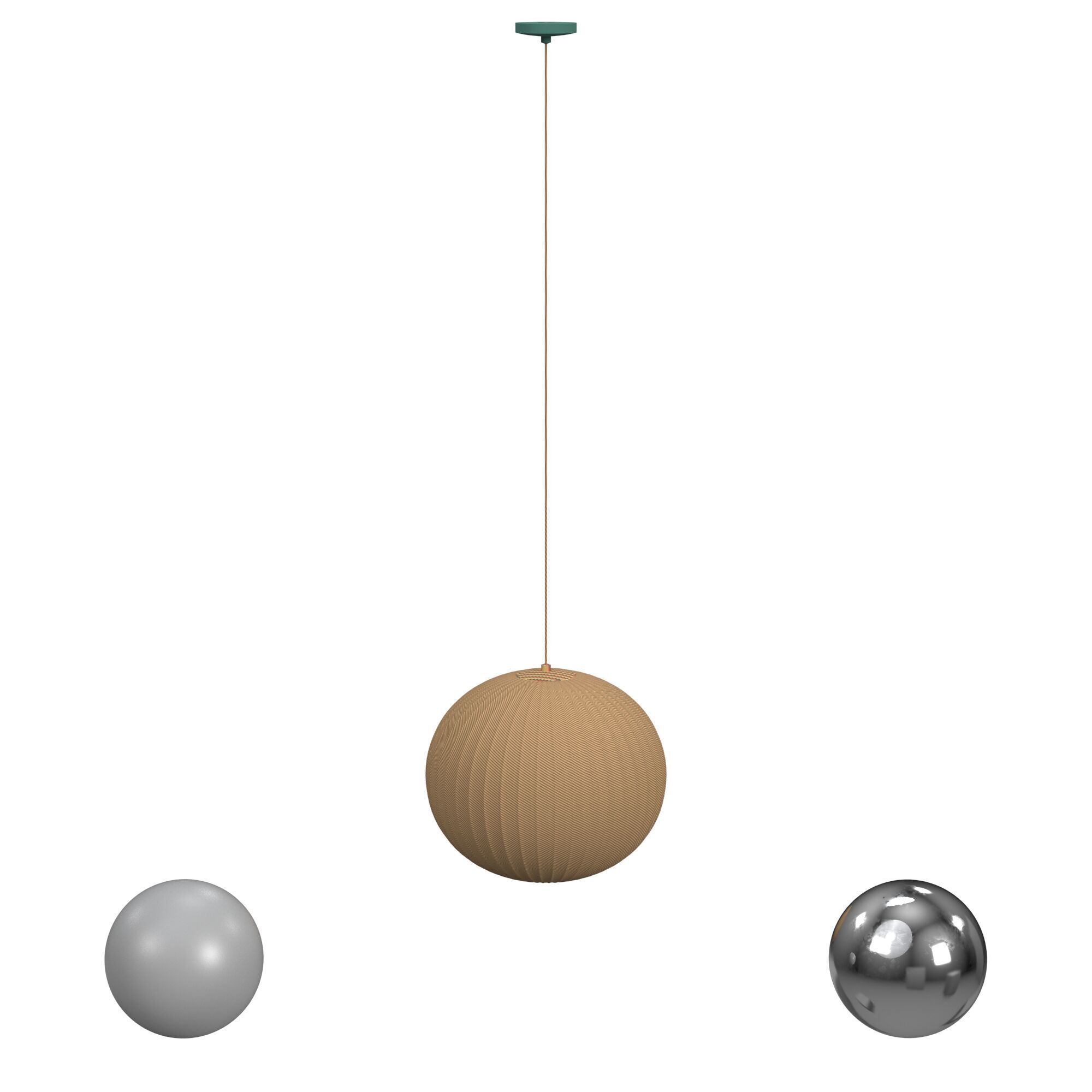 Hay Nelson Ball Bubble Pendant 3D model_2