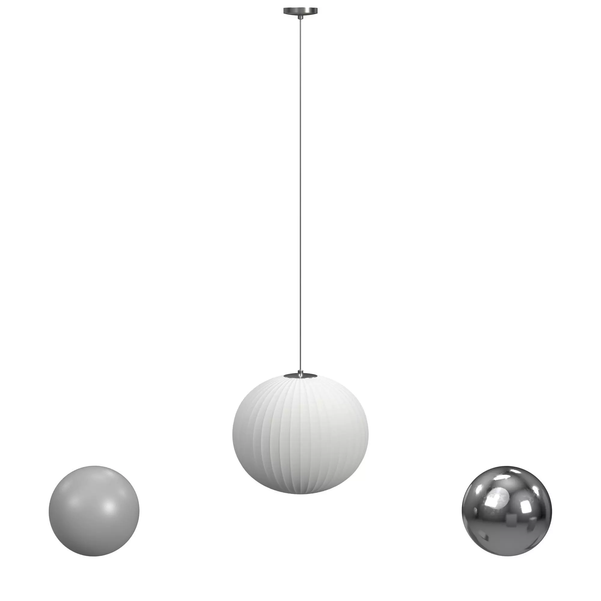 Hay Nelson Ball Bubble Pendant 3D model_0