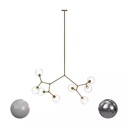 Branching Bubble chandelier